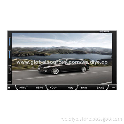 Deckless Car FM Player, Supports USB/SD/MMC and Car Bluetooth with 7-inch Display, 2-DINNew